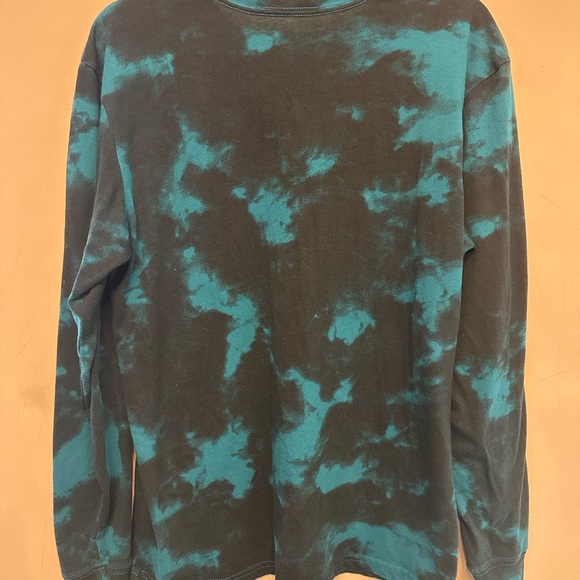 Fifth Sun Women’s Long Sleeve NASA Shirt - Blue and Black Tie-Dye Size Medium - Picture 5 of 6